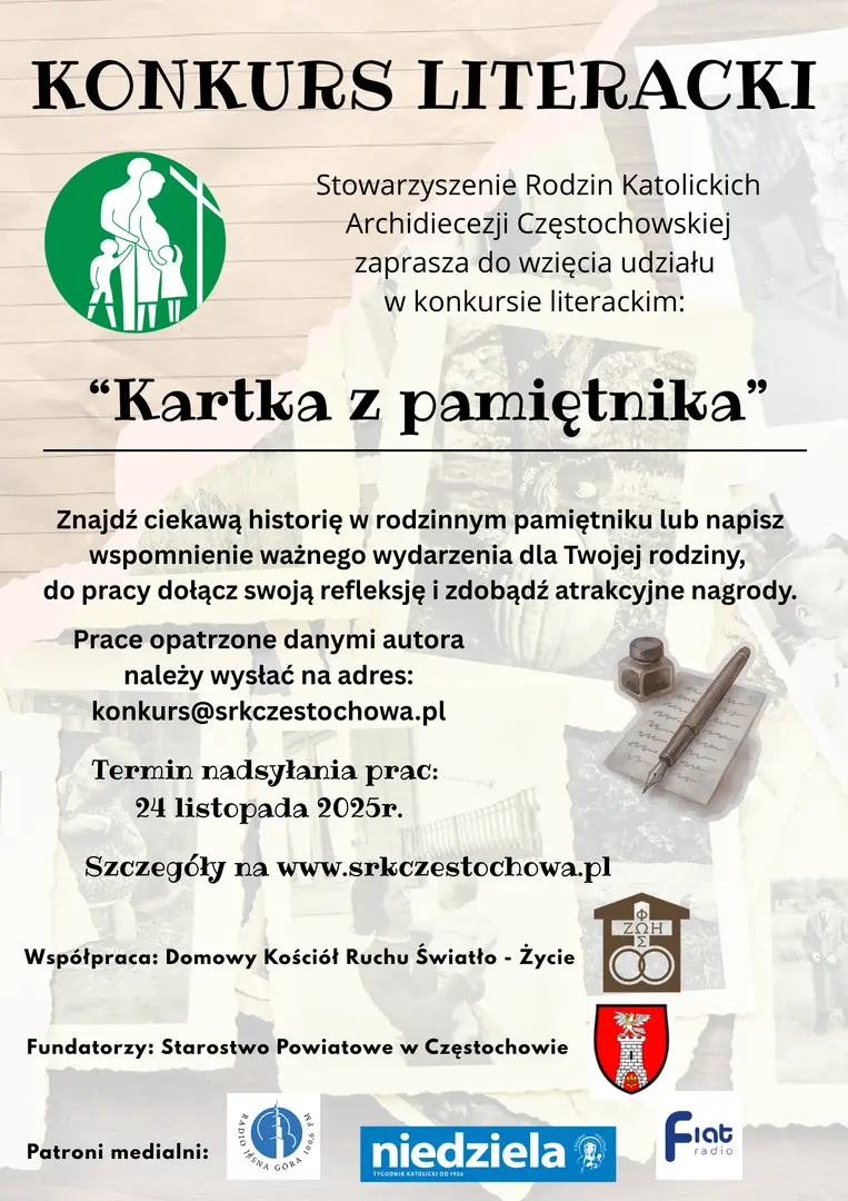 Konkurs Kartka z pamiętnika